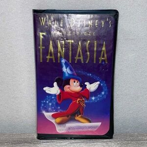 VINTAGE VHS DIAMOND DISNEY’S MASTERPIECE FANTASIA Video Tape In Clamshell Case